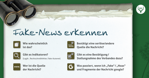 Erkennung einer Falschmeldung